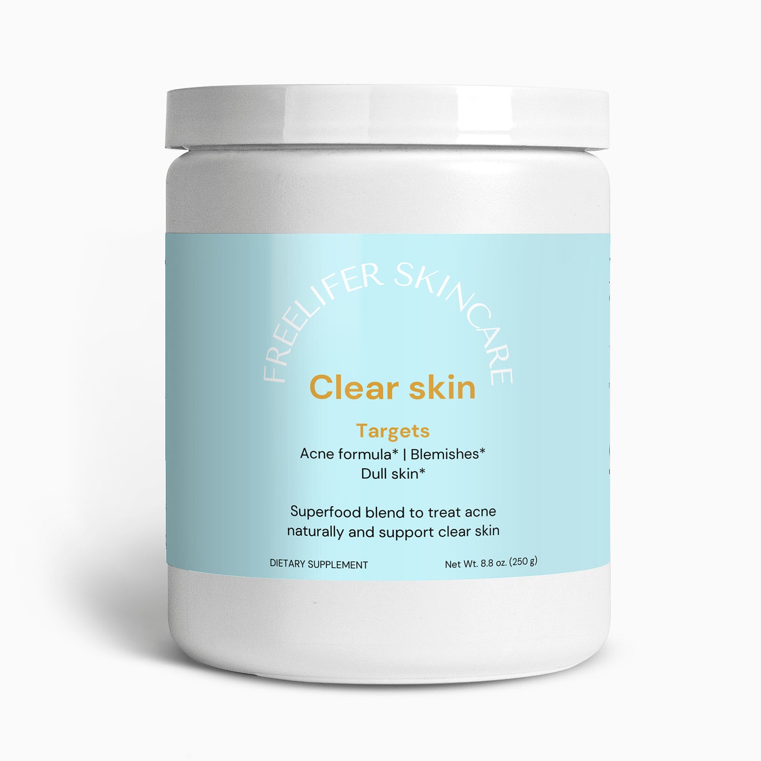 Close-up of the Clear Skin Support